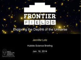 HST Frontier Fields - HubbleSOURCE