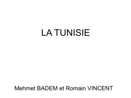 religion en Tunisie - Lycée des Monts du Lyonnais