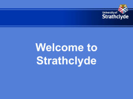 Welcome to Strathclyde