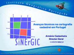 Avanços técnicos na cartografia cadastral em Portugal Arménio