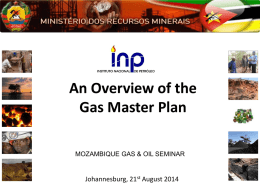 Overview of the Gas Materplan - Gordon Institute of Business Science