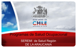 Normalización Ley 16744-SS - Servicio de Salud Araucanía Sur