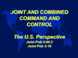 Joint and Combined Command and Control