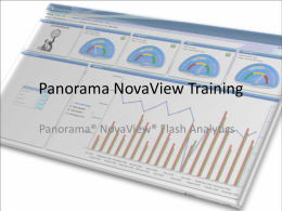Panorama NovaView Training