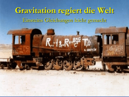 Gutenberg-Vorlesung 4 Gravitation (Mainz/05/14)