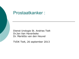 Prostaatkanker - Dr Jan Van Haverbeke