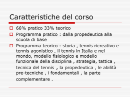 Tennis 1 - Scienze Motorie Unimi