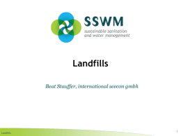 Landfills - Sustainable Sanitation and Water Management Toolbox