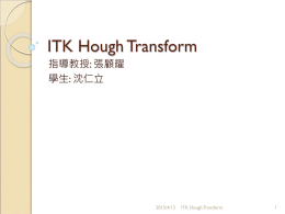 ITK Hough Transform