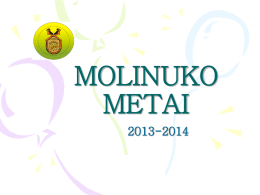 Molinuko 2013 – 2014 m.m.