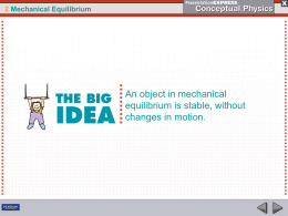 2 Mechanical Equilibrium