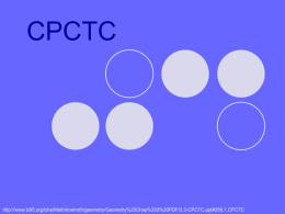 Lesson 5: CPCTC