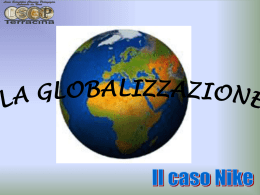 La Globalizzazione: il caso Nike