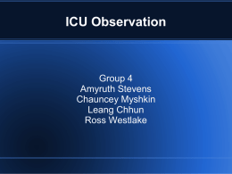 ICU Observation