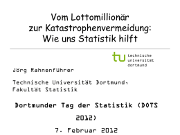 DOTS 2012 - Fakultät Statistik