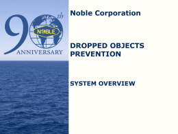 Noble DROPS Presentation