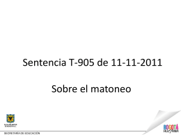 Sentencia T-585 de 2010