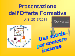 PIANO DELL`OFFERTA FORMATIVA