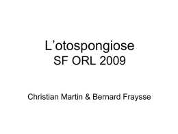 L`otospongiose Gemo 2008 - Le Site des Internes d`ORL de Lyon