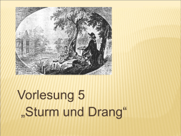 Vorlesung_5_Sturm und Drang
