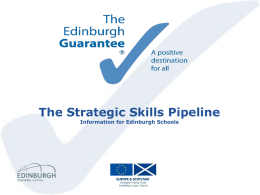Strategic Skills Pipeline for Teachers - Presentation