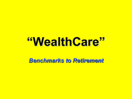 Retirement Benchmarks