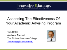 "Assessing the Effectiveness" Powerpoint