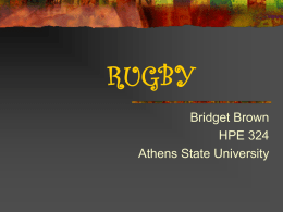 RUGBY POWERPOINT