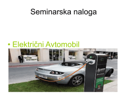Predstavitev1-Električni avtomobil