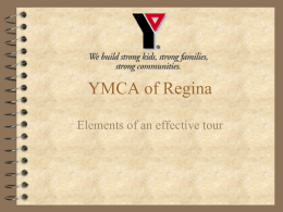 Tour Training - YMCA of Regina