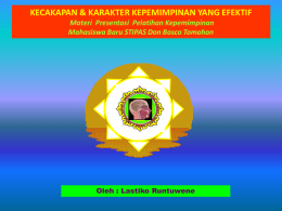 4. skill dasar kepemimpinan