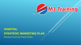 hospital strategic marketing plan
