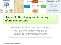 Developing and Acquiring Information Systems