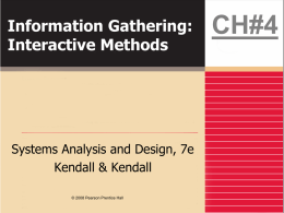 Chapter 4 Information Gathering: Interactive Methods
