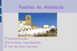 Pueblos andaluces - IES Profesor Juan Bautista