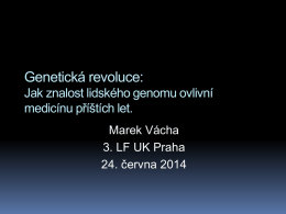 Genetická revoluce 2014
