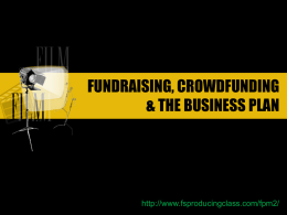 FPM-2 Fundraising Crowdfunding and the Business Plan