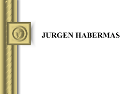 JURGEN HABERMAS