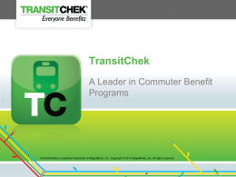 TransitChek - Choice Strategies
