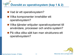 F&ouml;rel&auml;sning 1