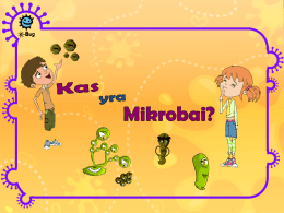 Kas yra mikrobai? (MS PowerPoint) - e-Bug