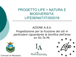 progetto life + natura e biodiversita