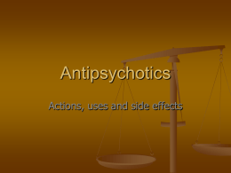Antipsychotics - Yorkshire and the Humber Deanery