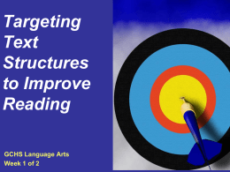 Targeting Text Structure & More: Improving Challenging