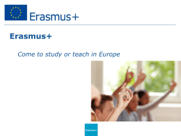 Erasmus+ Presentation Individuals