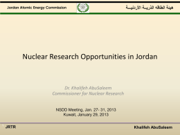 AbuSaleem - IAEA Nuclear Data Services