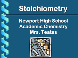 PowerPoint Notes - Newport School District