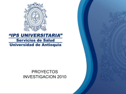 Diapositiva 1 - IPS UNIVERSITARIA