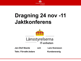 Lars Svensson, JO skanz Länsstyrelsernas IT.