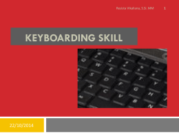 keyboarding skill-materi UTS